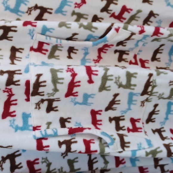 GANDER MOUNTAIN Hoodie Fleece Sleep Dress Sz XL - Picture 4 of 6